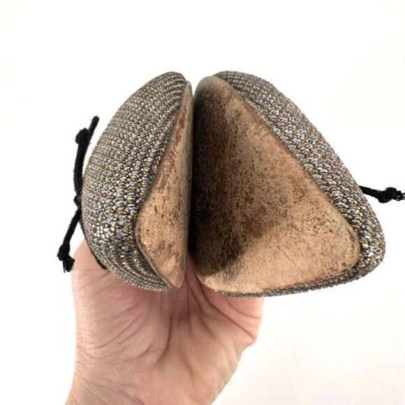 J.Crew Womens Gemma Glitter Ballet Flats Silver Size 7 - Picture 5 of 10